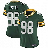 Women's Green Bay Packers #98 James Ester Green 2025 Vapor Untouchable Limited Stitched Jersey Dzhi,baseball caps,new era cap wholesale,wholesale hats